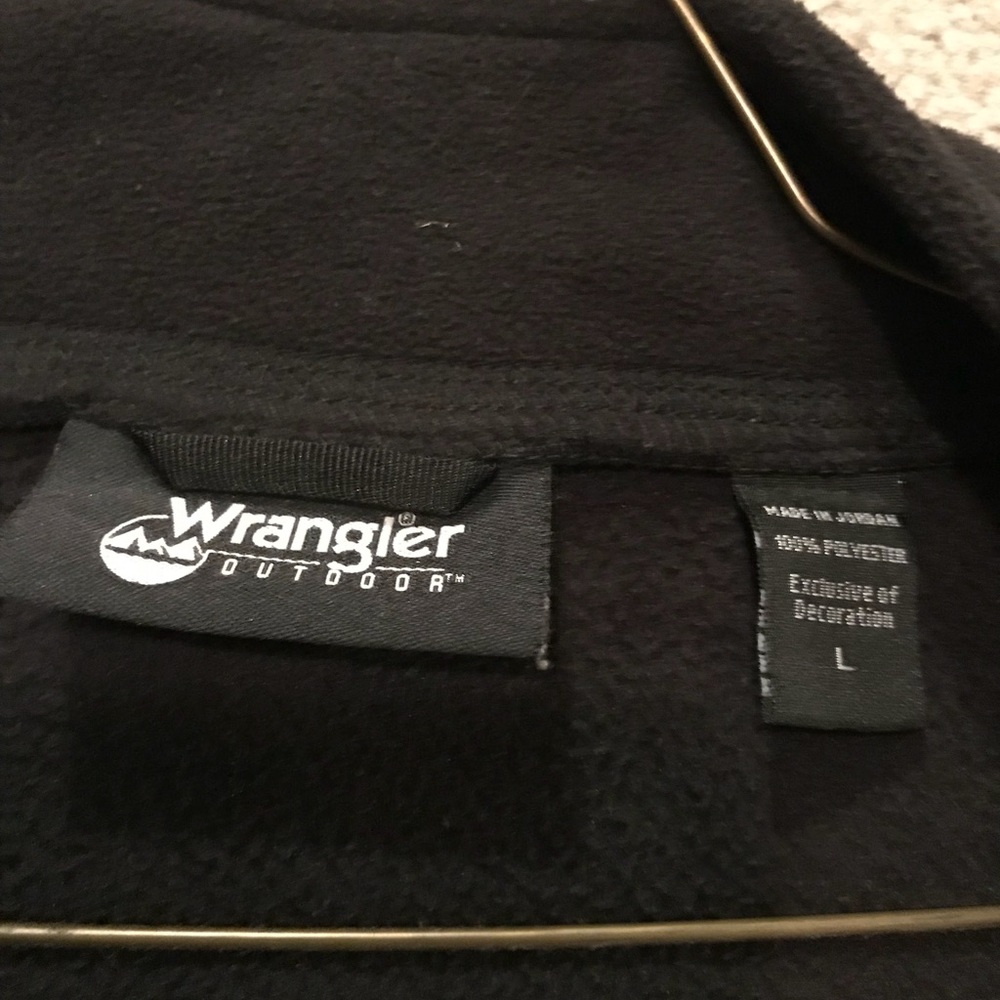 Wrangler Outdoors quarter Zip up fleece jacket - Picture 3 of 3